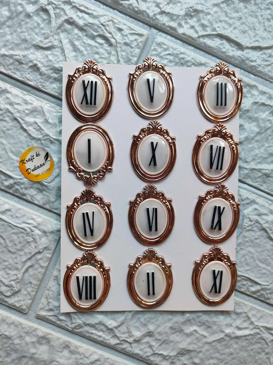 acrylic-roman-numbers-for-art-projects-rose-gold-framed