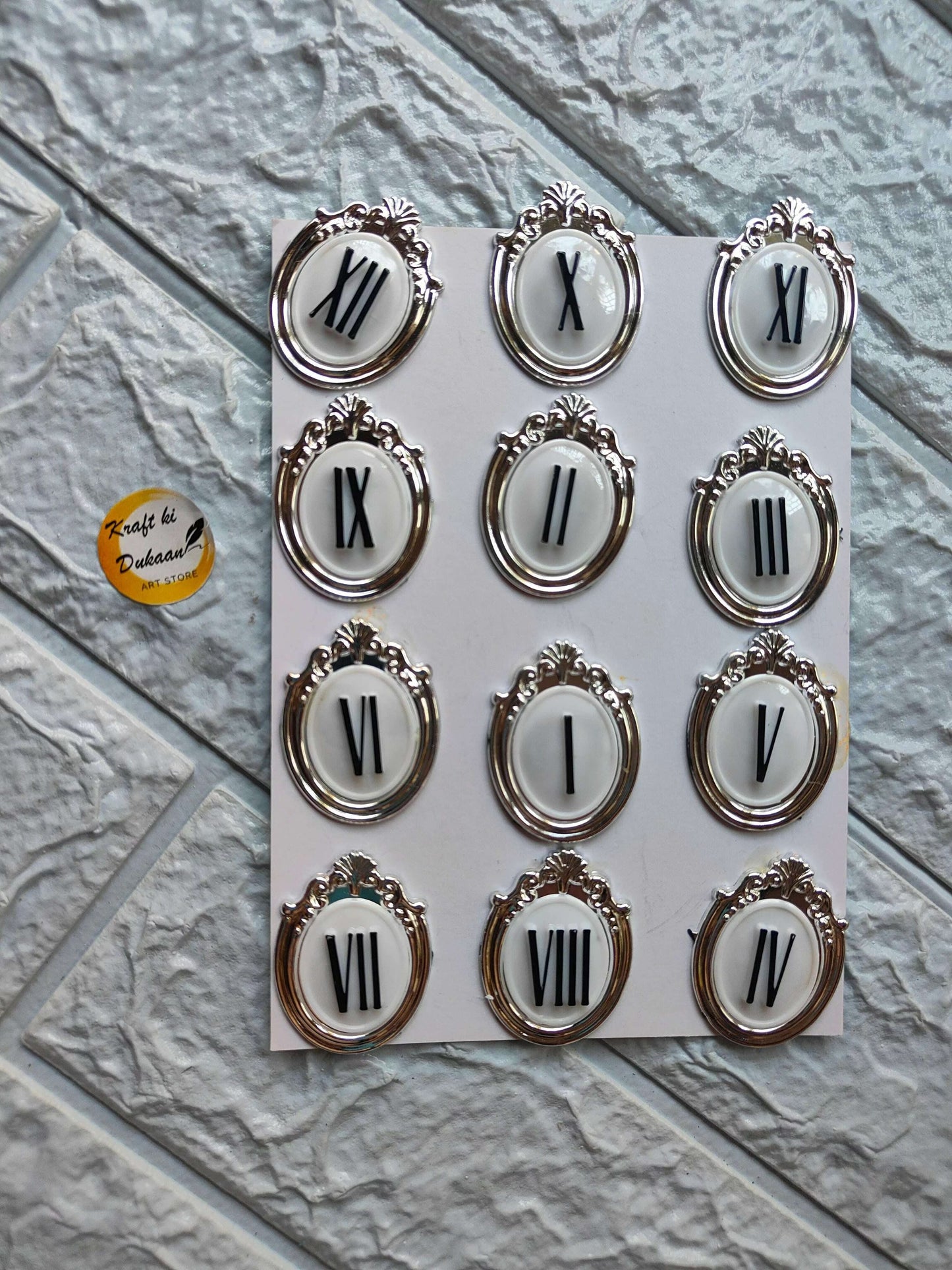 acrylic-roman-numbers-for-art-projects-silver-framed