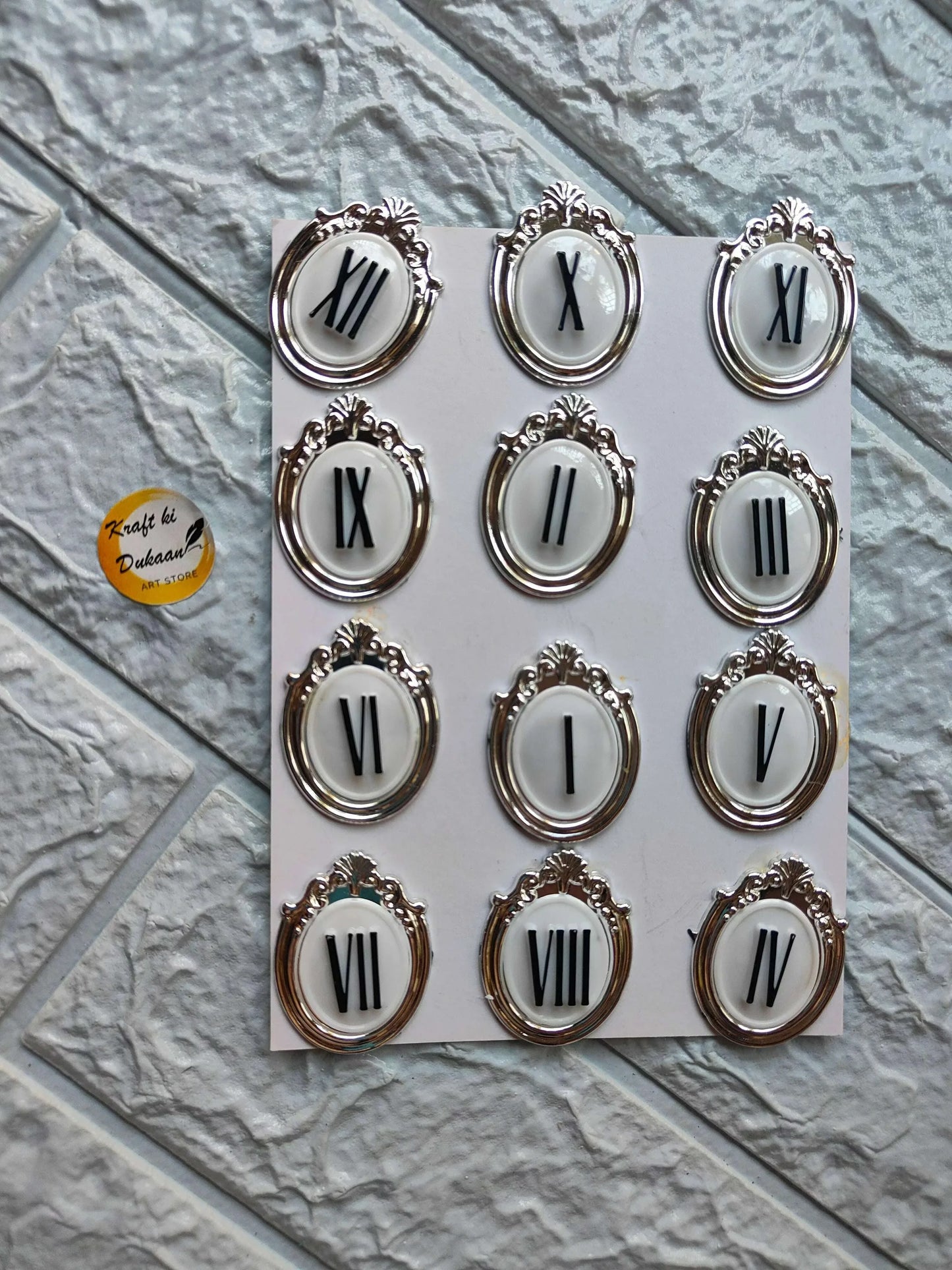 acrylic-roman-numbers-for-art-projects-silver-framed