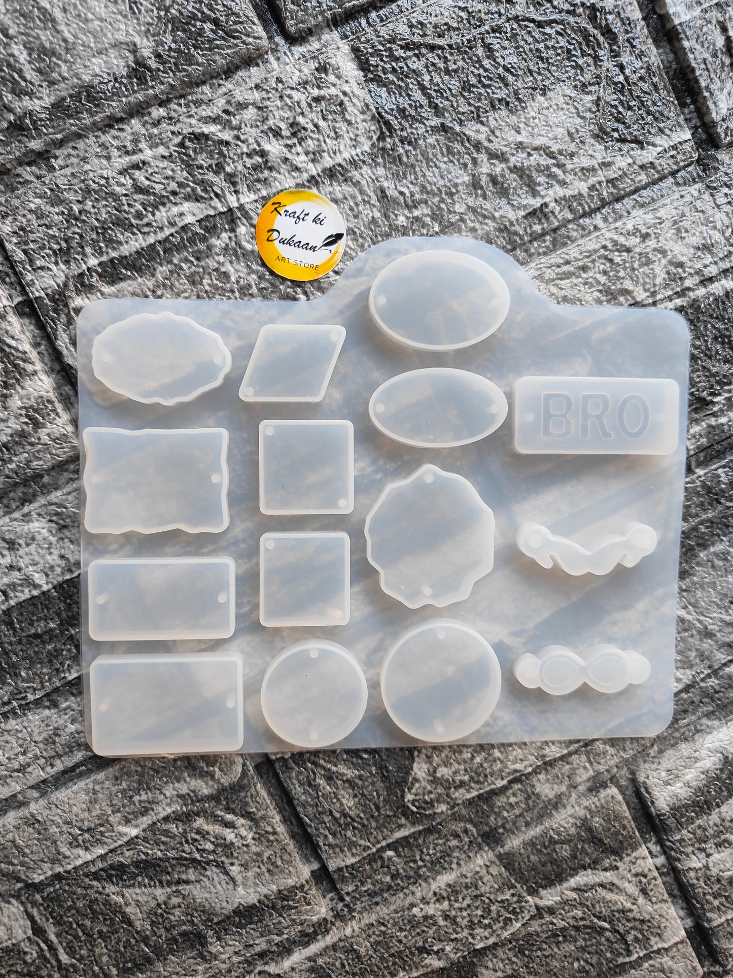 Silicone Rakhi making mould with various shapes for crafting personalized Rakhis