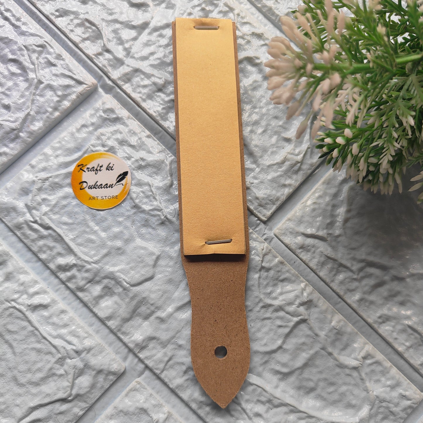 Kraft ki Dukaan crafting sandpaper sharpener with a comfortable grip for precision sanding