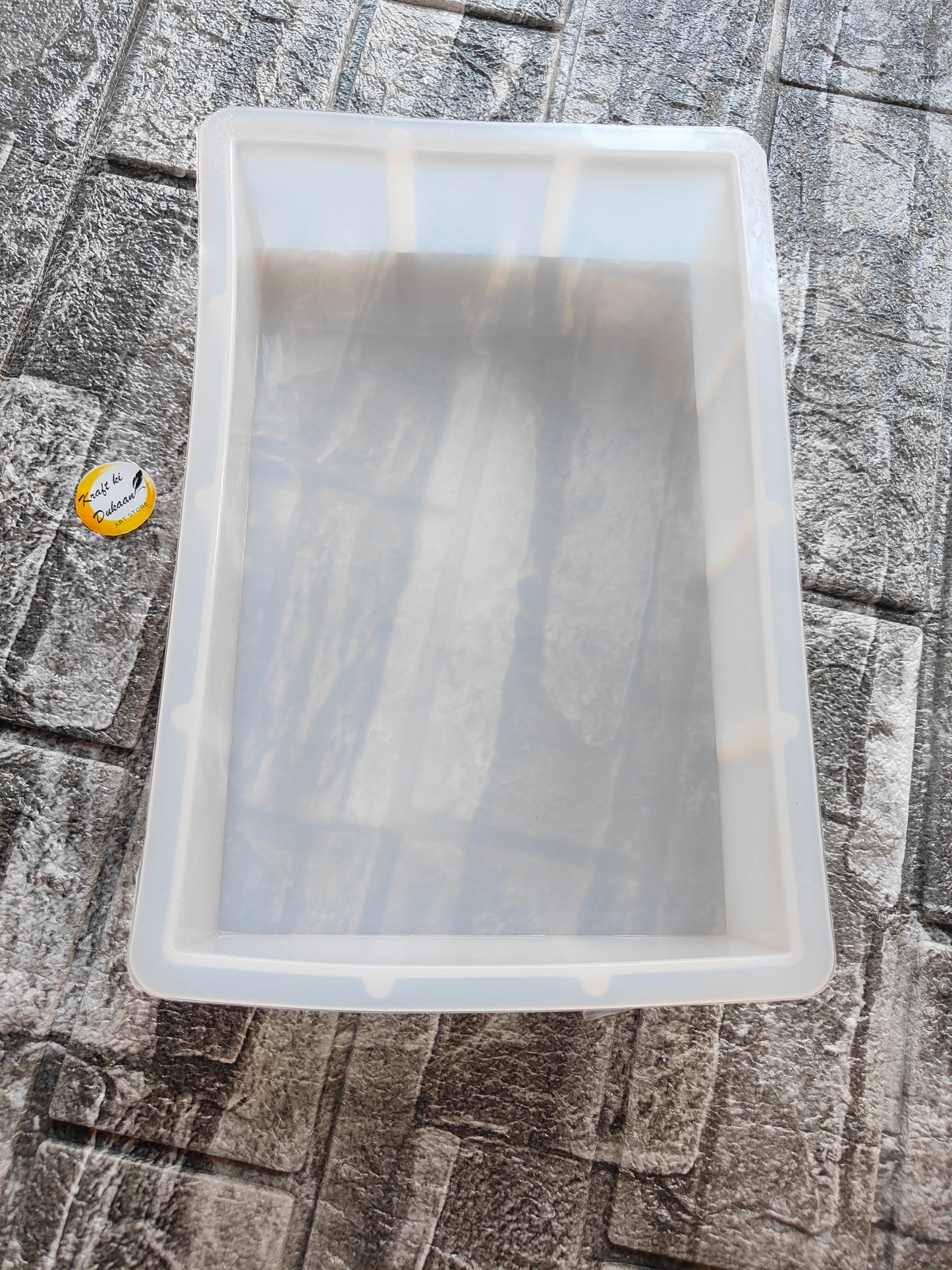 Clear Silicone Deep Rectangle Mould for Resin Crafting and DIY Projects