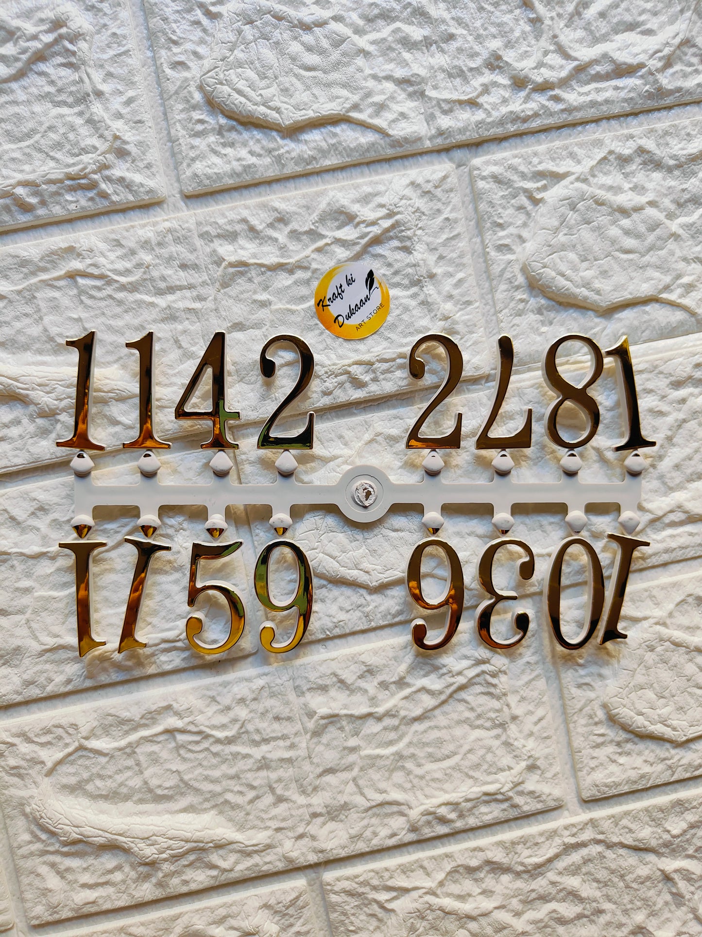 Clock Numbers Set A7 - Kraft ki Dukaan
