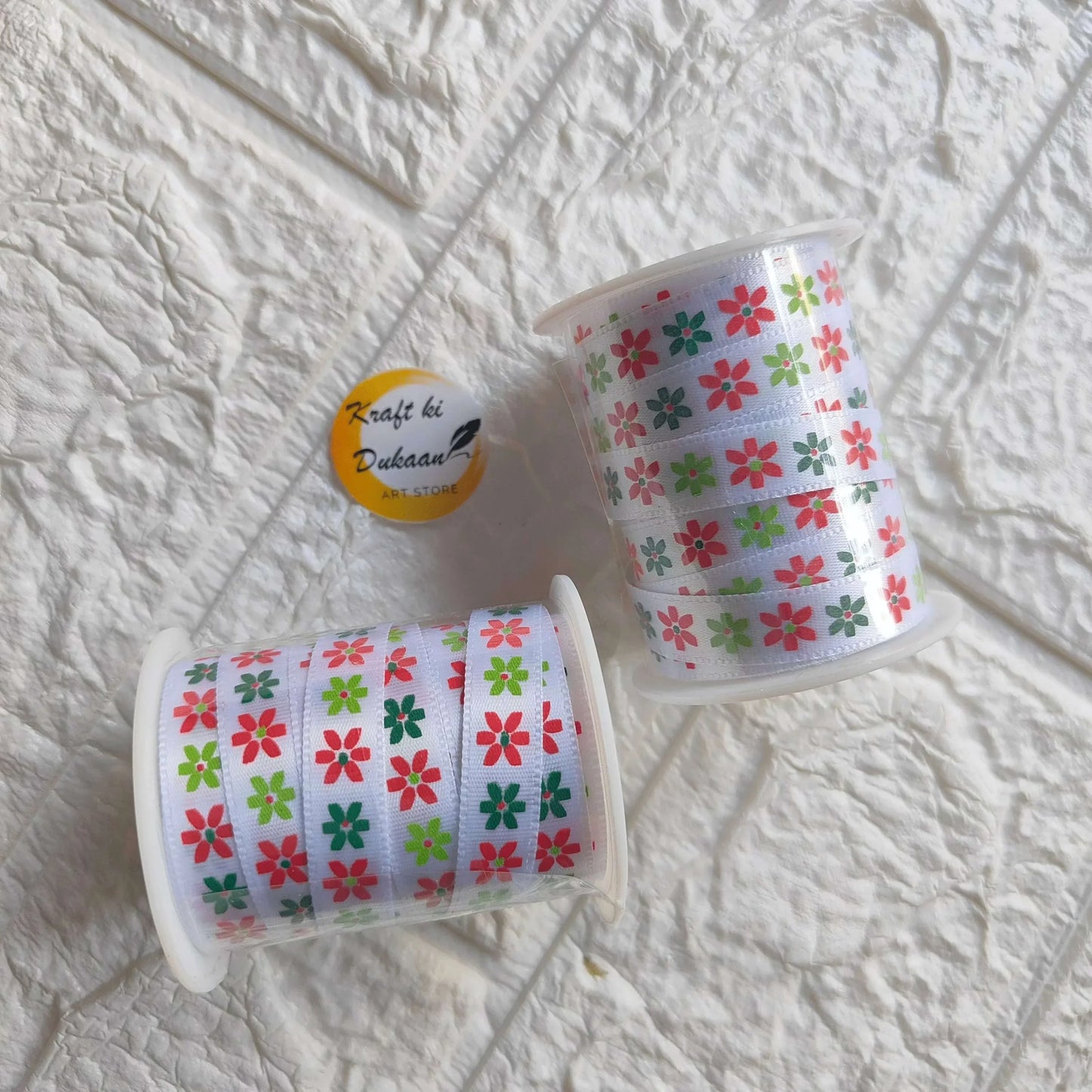 floral-printed-ribbon-for-crafts-red-green-flowers