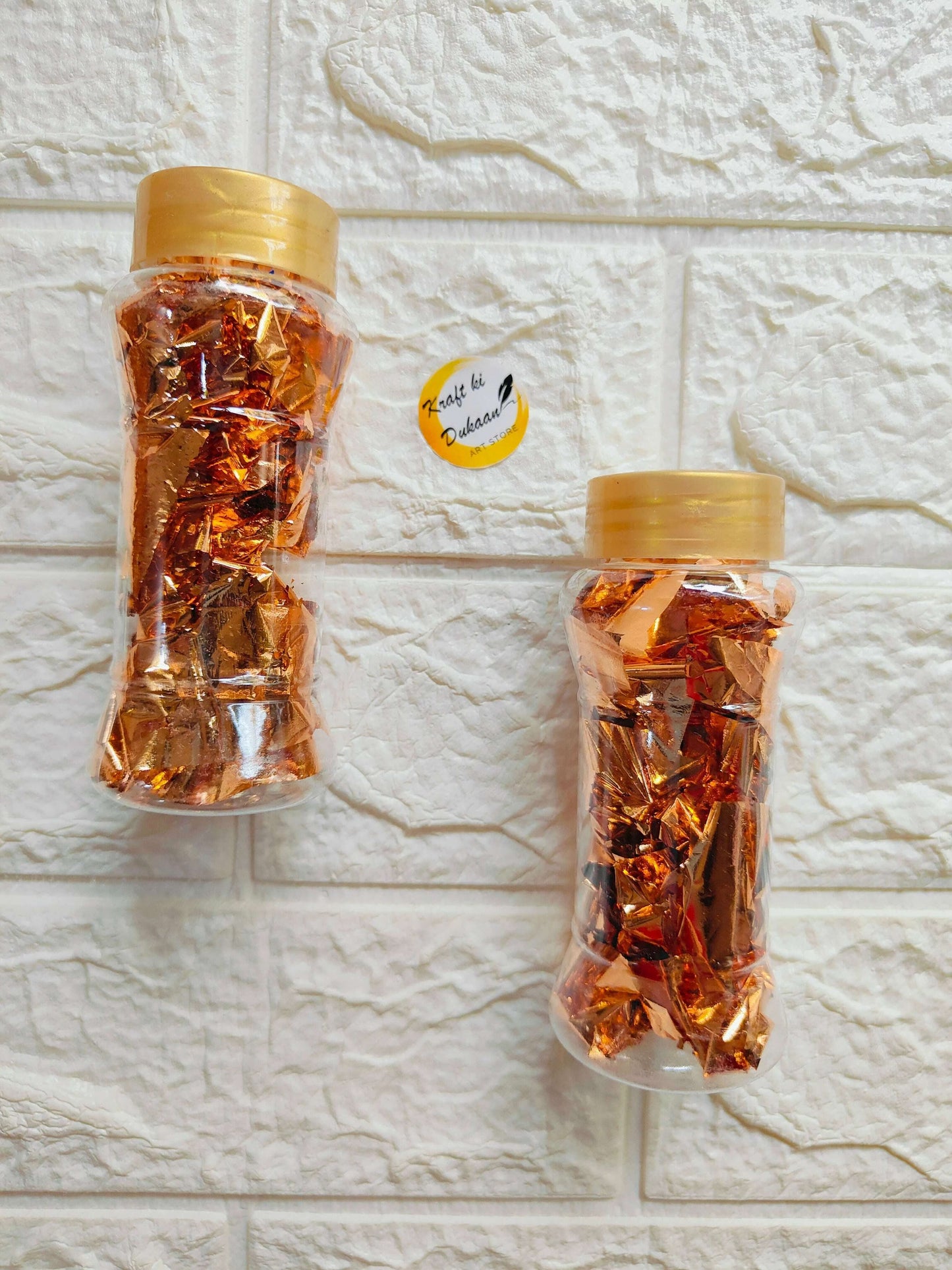 foil-flakes-for-resin-art-orange-color-shiny