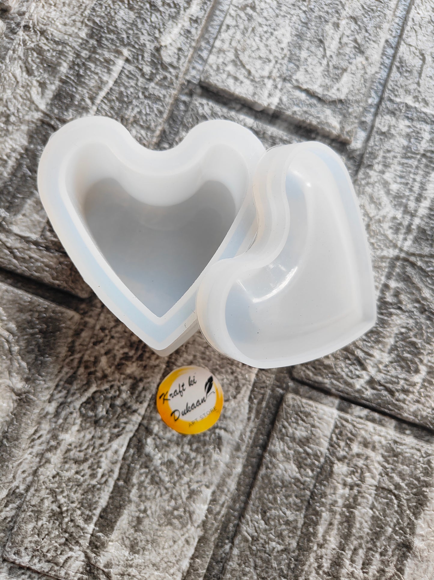 Heart-shaped box resin mold for crafting custom shapes and gifts