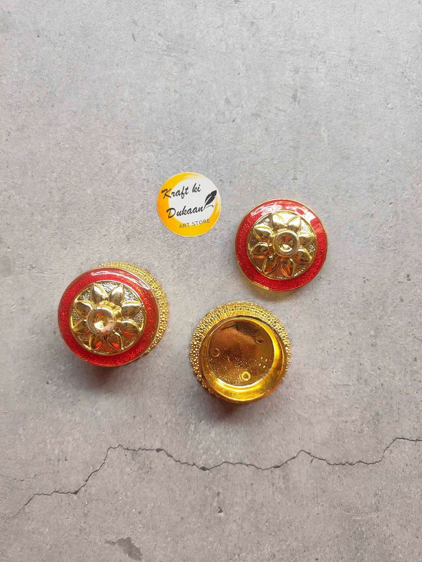 kraft-ki-dubaan-roli-chawal-box-for-pooja-golden-red-design