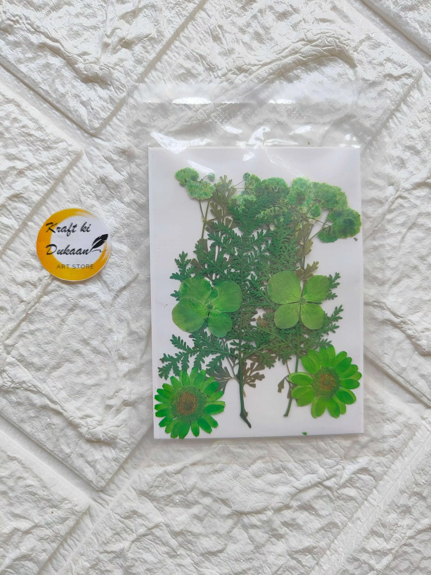 kraft-ki-dubban-green-mix-pressed-flower-sheet