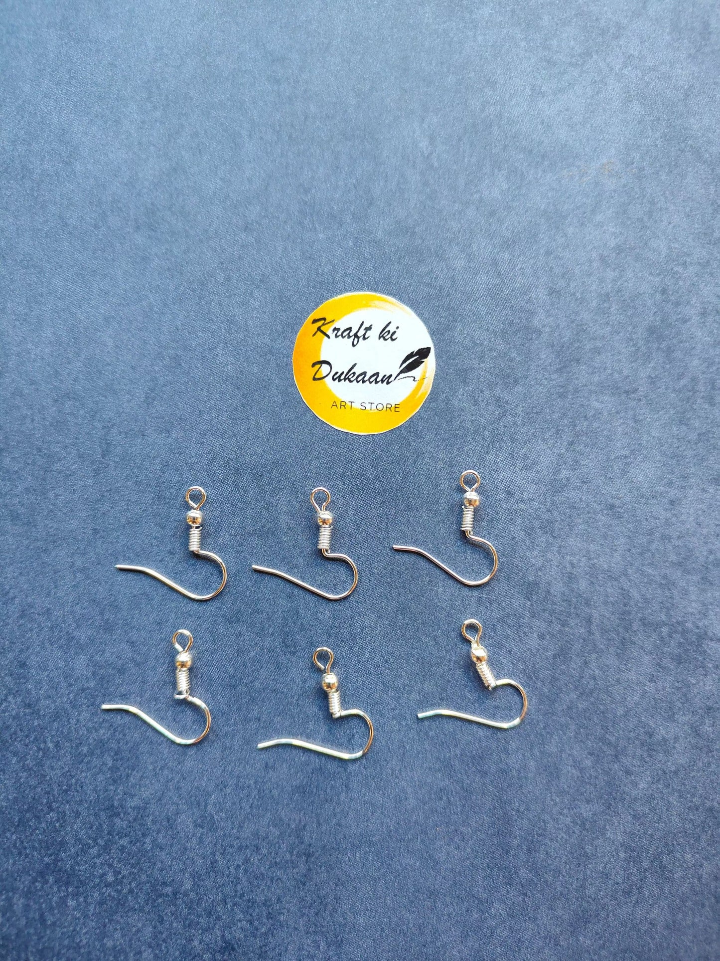 kraft-ki-dukaan-earring-hook-pack-of-20-silver-six-pieces