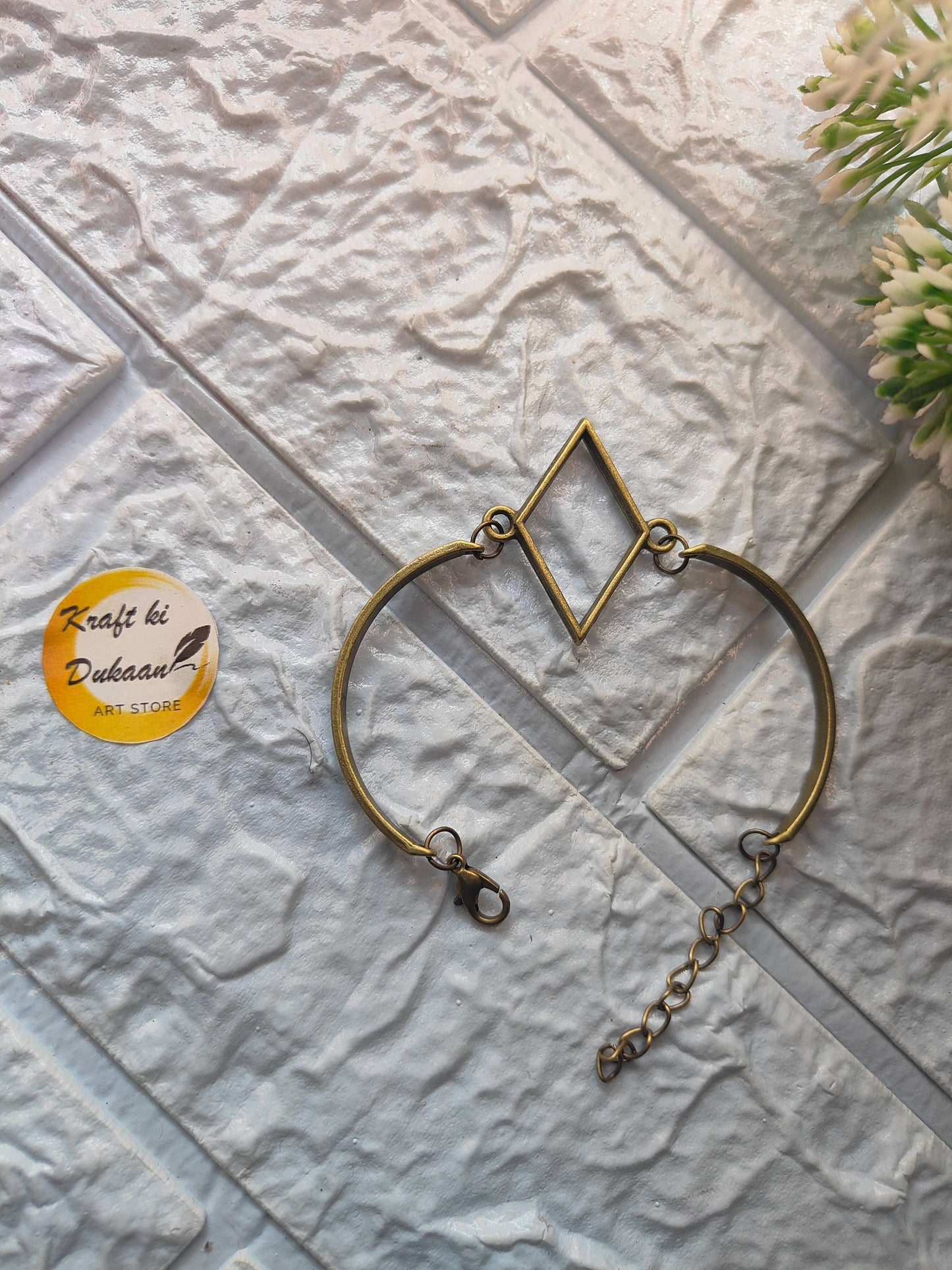 kraft-ki-dukaan-fashion-jewelry-silver-bracelet-bronze-color