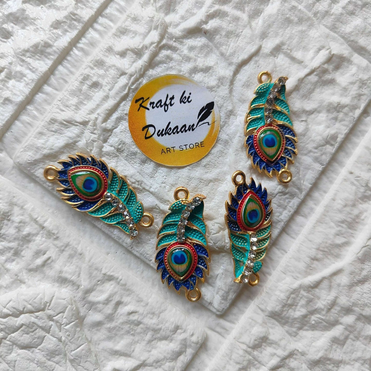 kraft-ki-dukaan-metal-charms-for-jewelry-making-peacock-feather-4