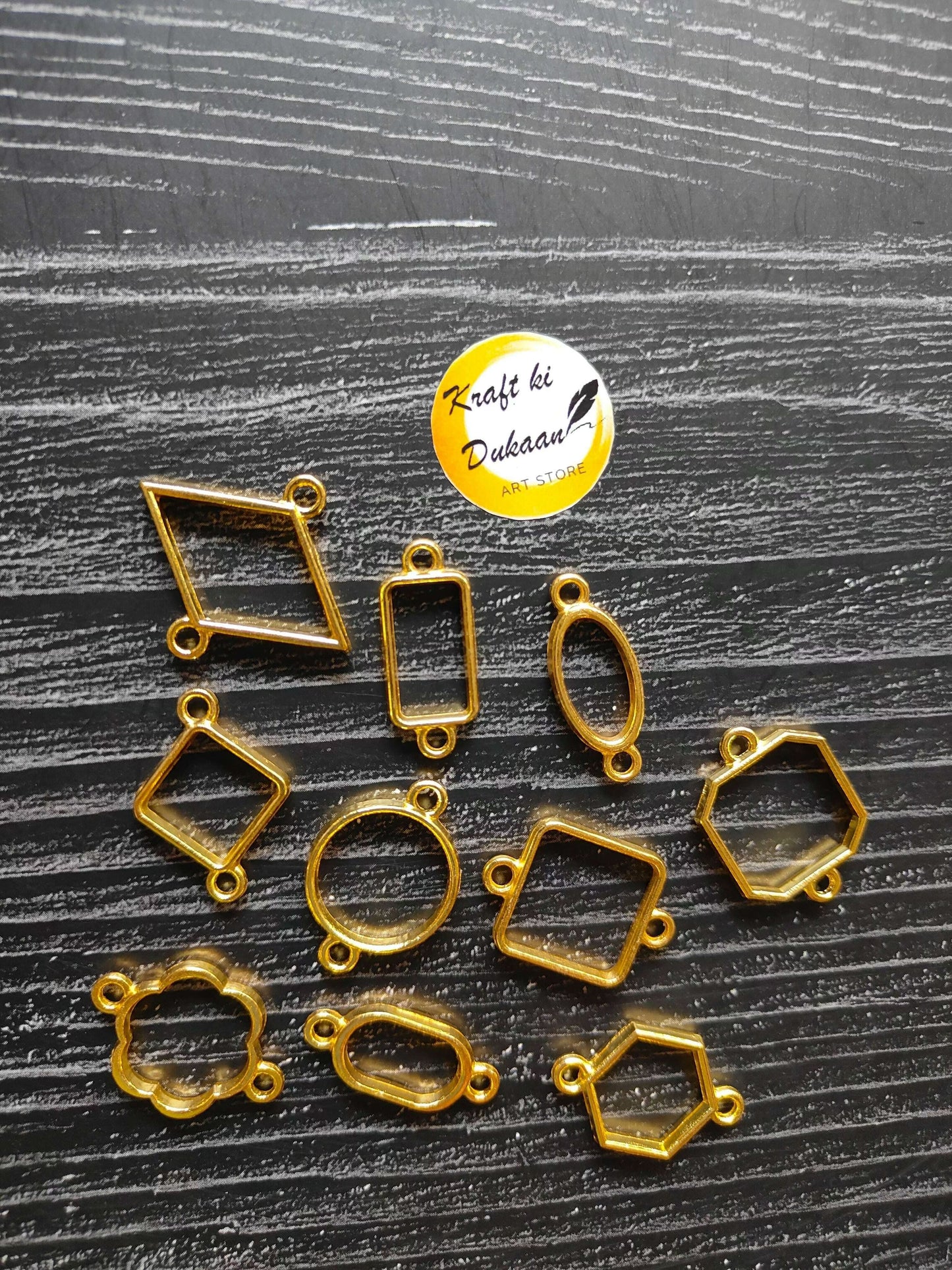 kraft-ki-dukaan-mini-bezel-frame-set-for-resin-gold