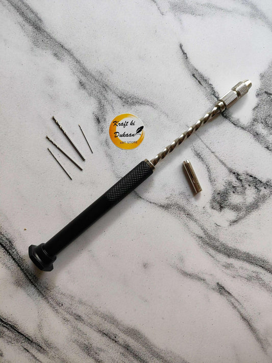 manual-hand-drill-for-crafts-black-handle-metal-drill-bits