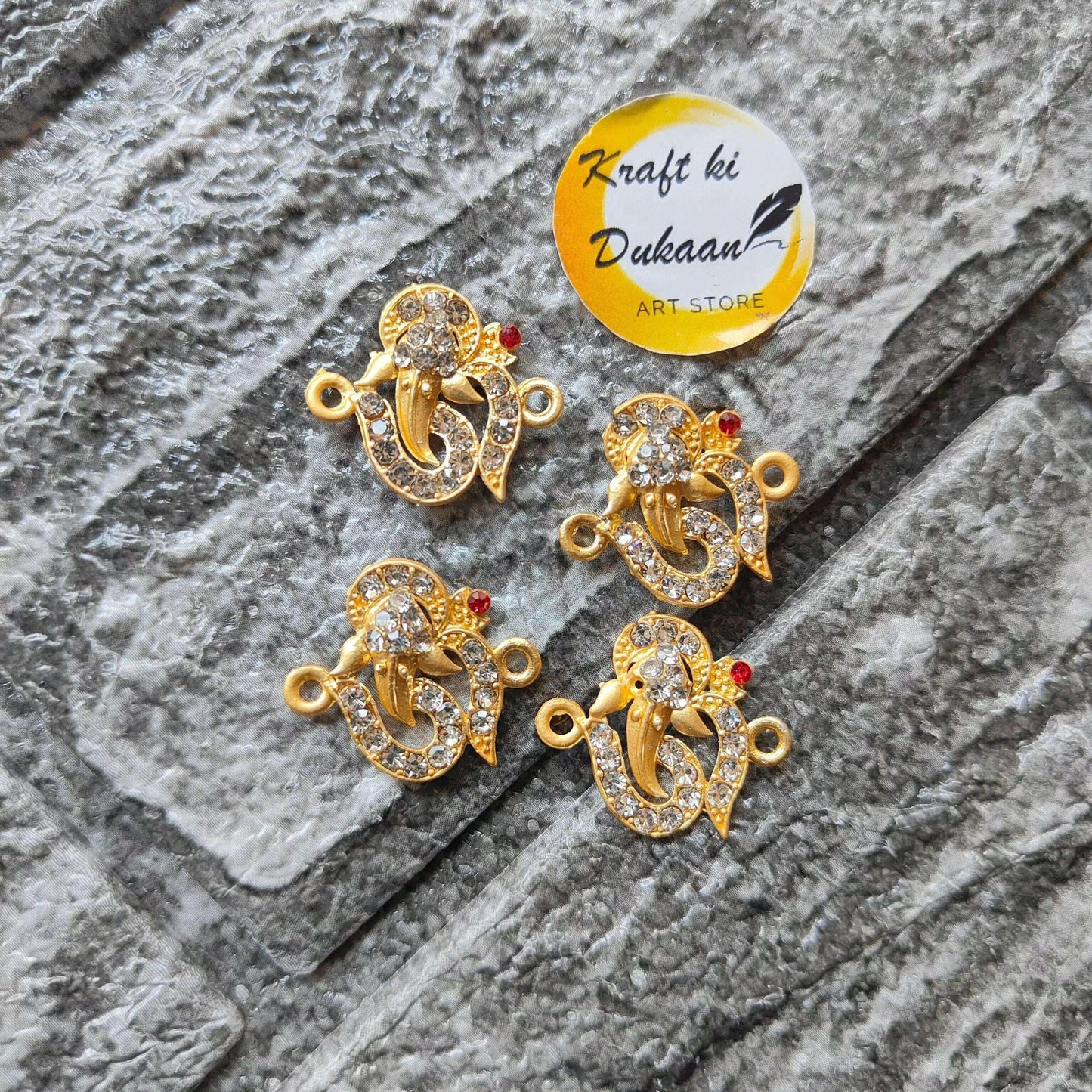 metal-charms-pendant-set-gold-with-rhinestones-4-pieces