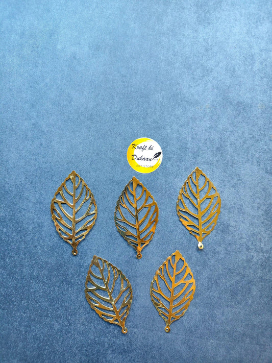 metal-leaf-charms-for-crafts-golden-leaf-designs-set
