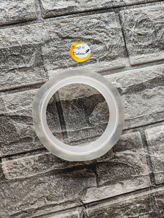 nano-double-sided-tape-transparent-roll-flat-view