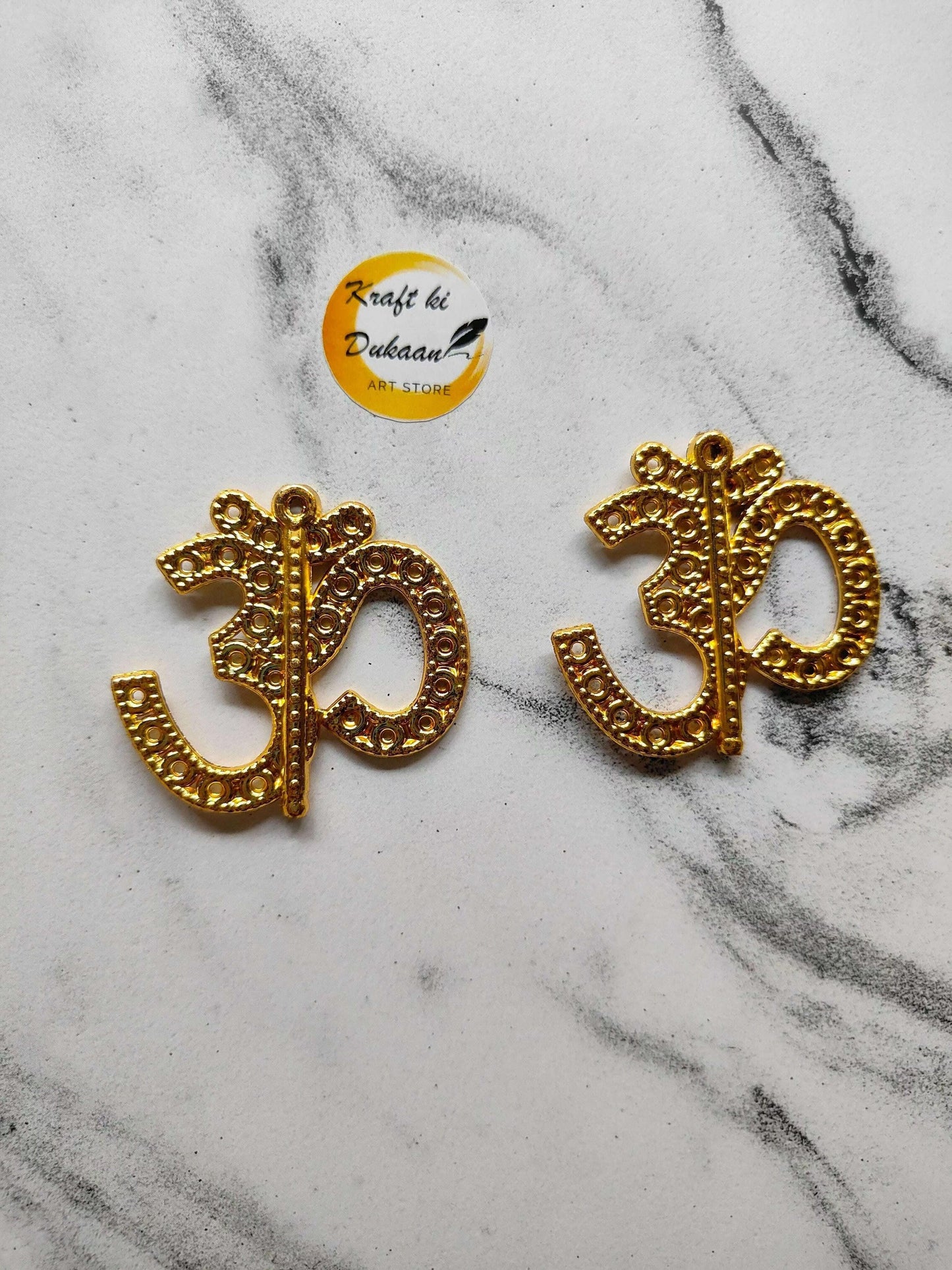 om-design-beads-pack-golden-om-pendants-pair
