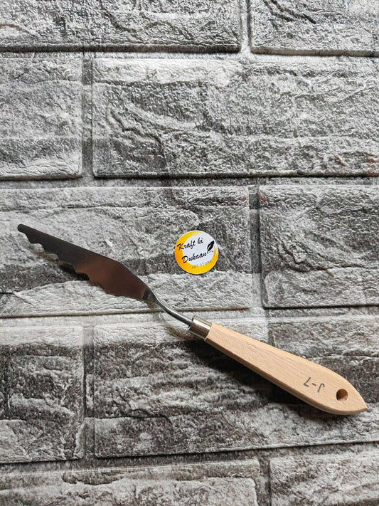painting-knife-for-artists-curved-serrated-blade-wooden-handle
