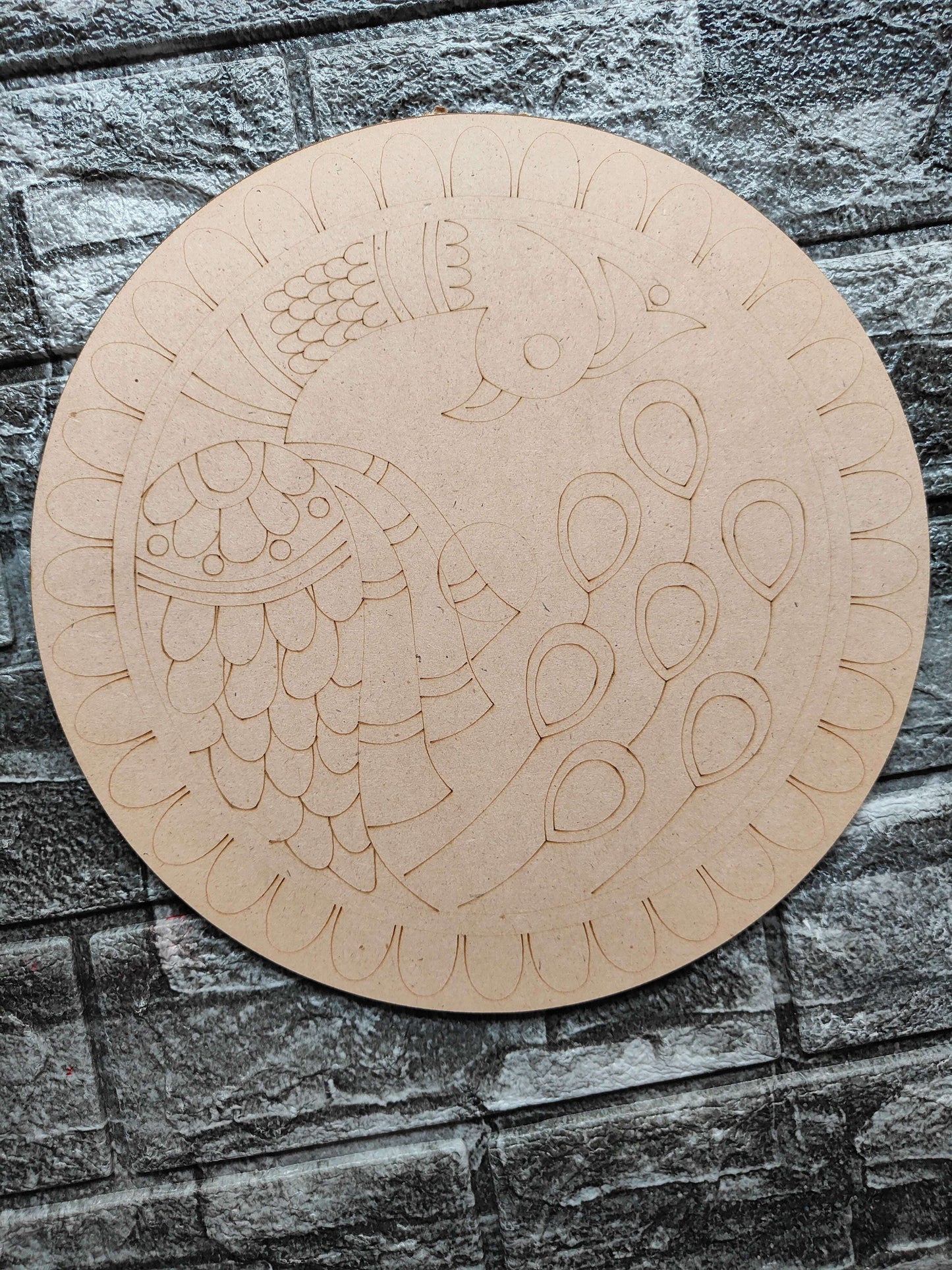 peacock-design-mdf-art-panel-carved-round