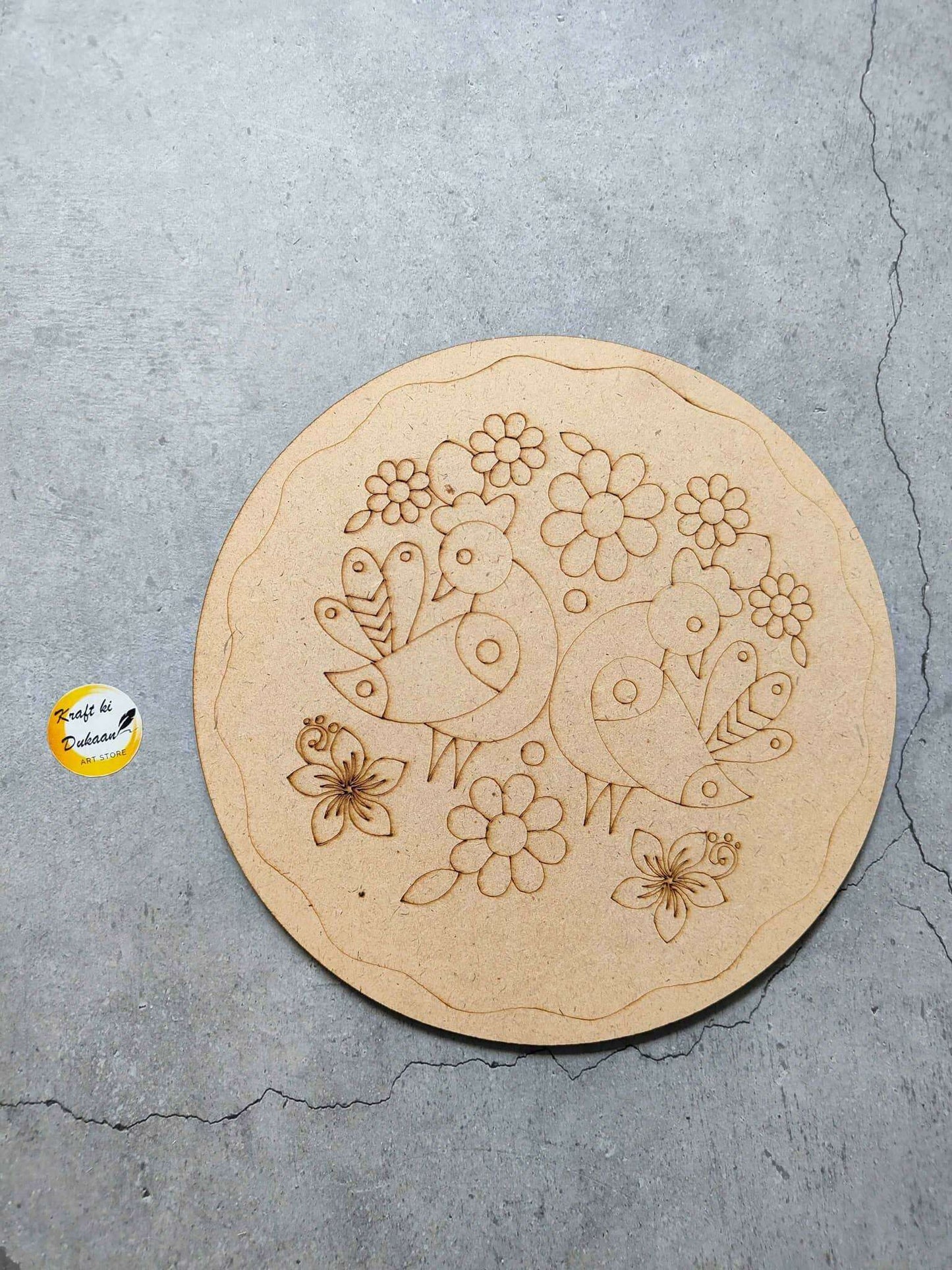 pre-marked-mdf-art-board-round-bird-design-30cm
