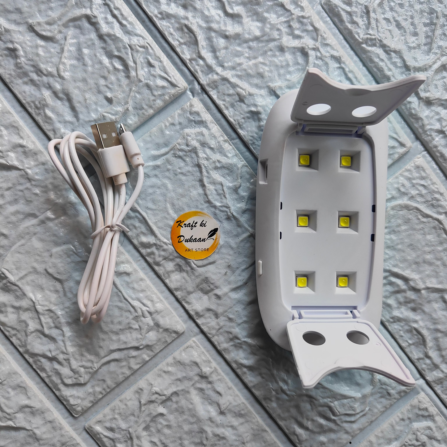 Kraft ki Dukaan Resin crafting UV light with USB cable for quick curing of resin projects