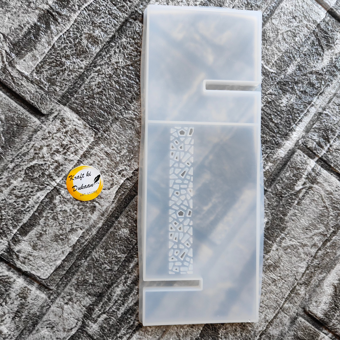 Resin mobile phone stand mould by Kraft ki Dukaan for creating stylish and functional phone stands