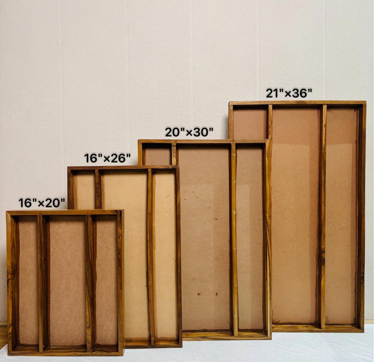 Teakwood Tri-Partition Tray