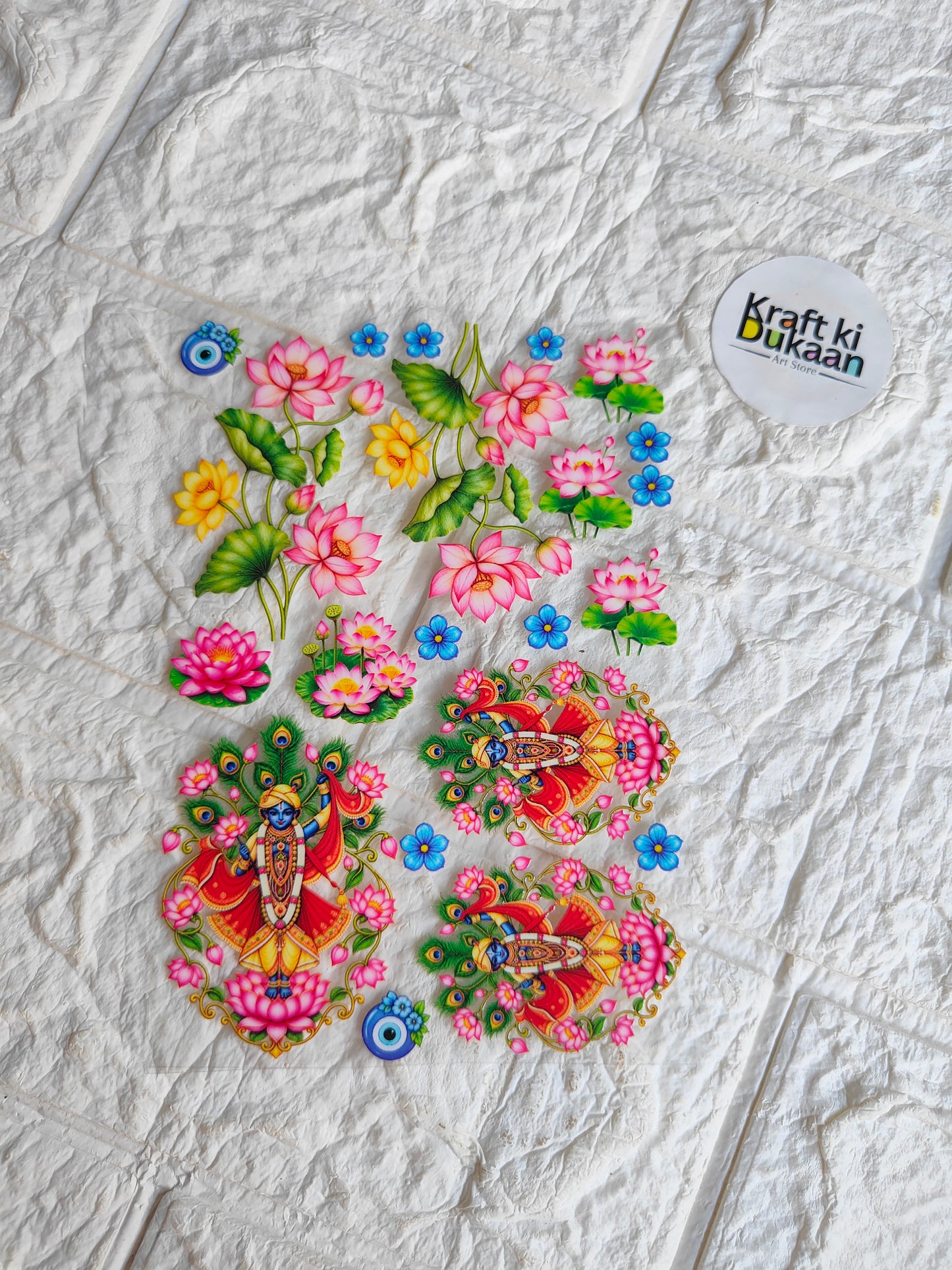 UV DTF Peel off sticker sheet J429