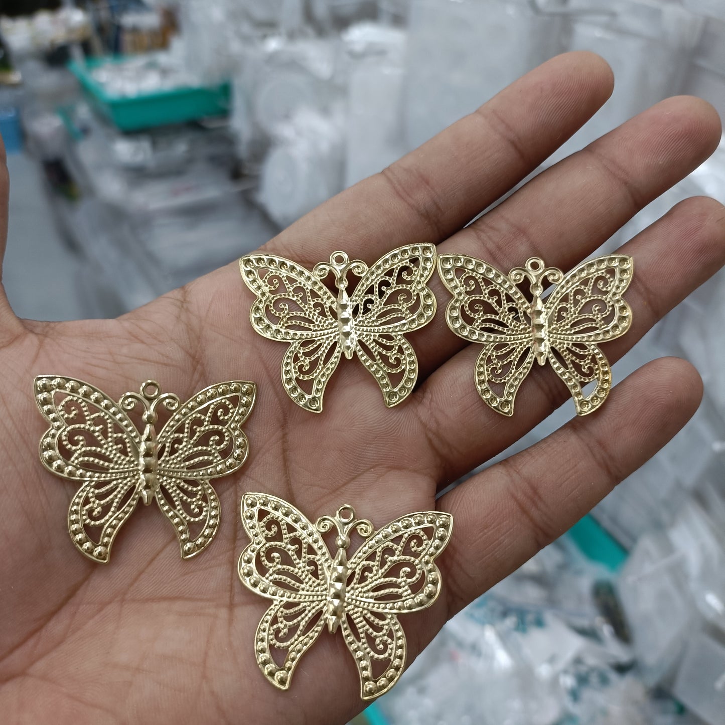 Metal Butterfly Pack of 25