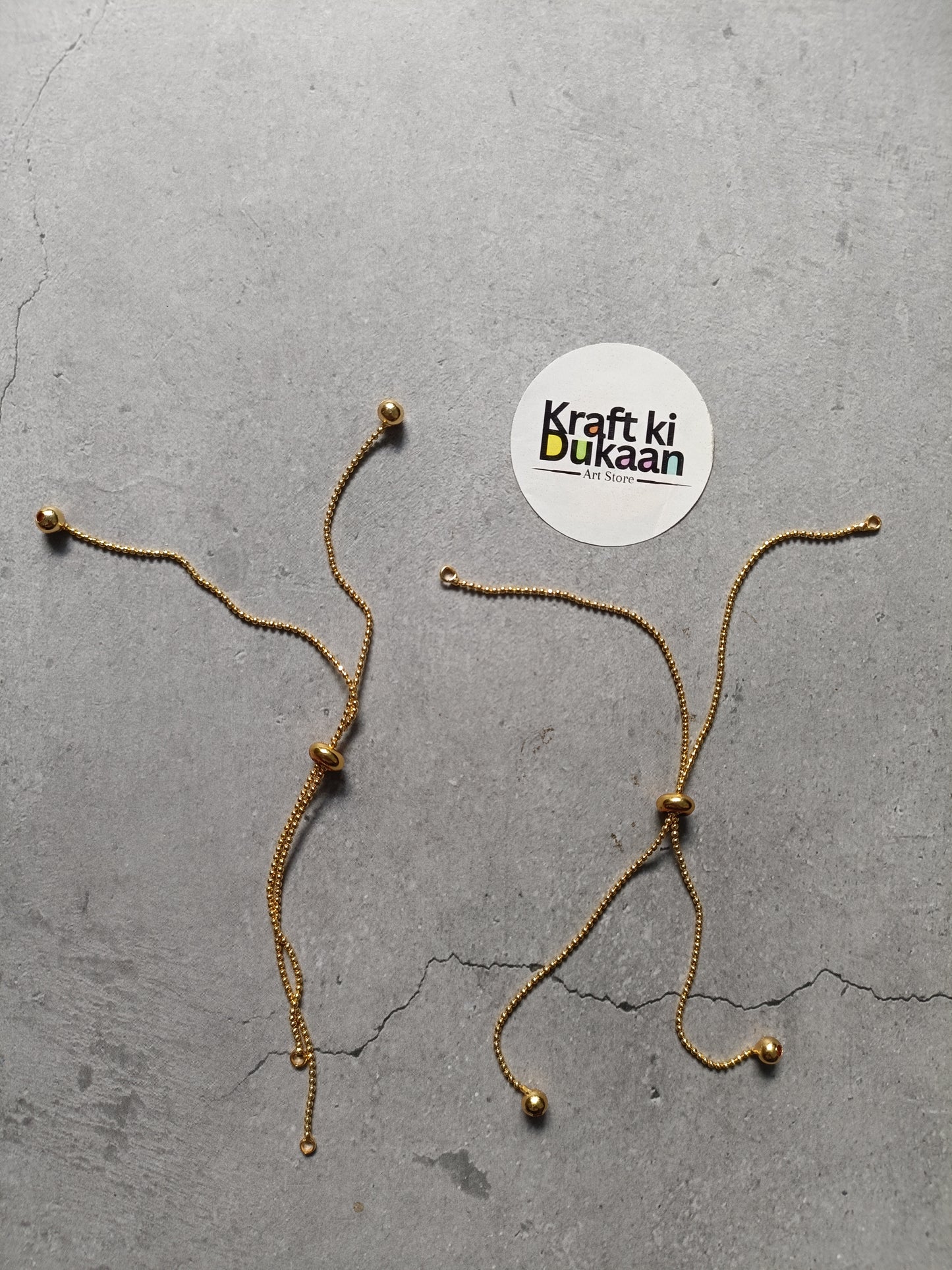 Gold Bracelet Chain Pack of 5