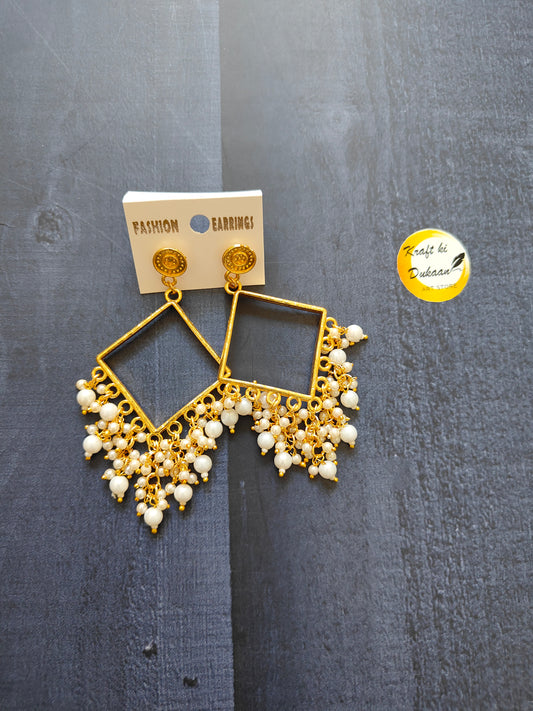 Premium Jhumka with beads layer