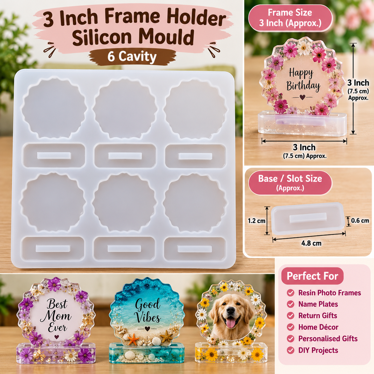6 Cavity Frame Holder Mould