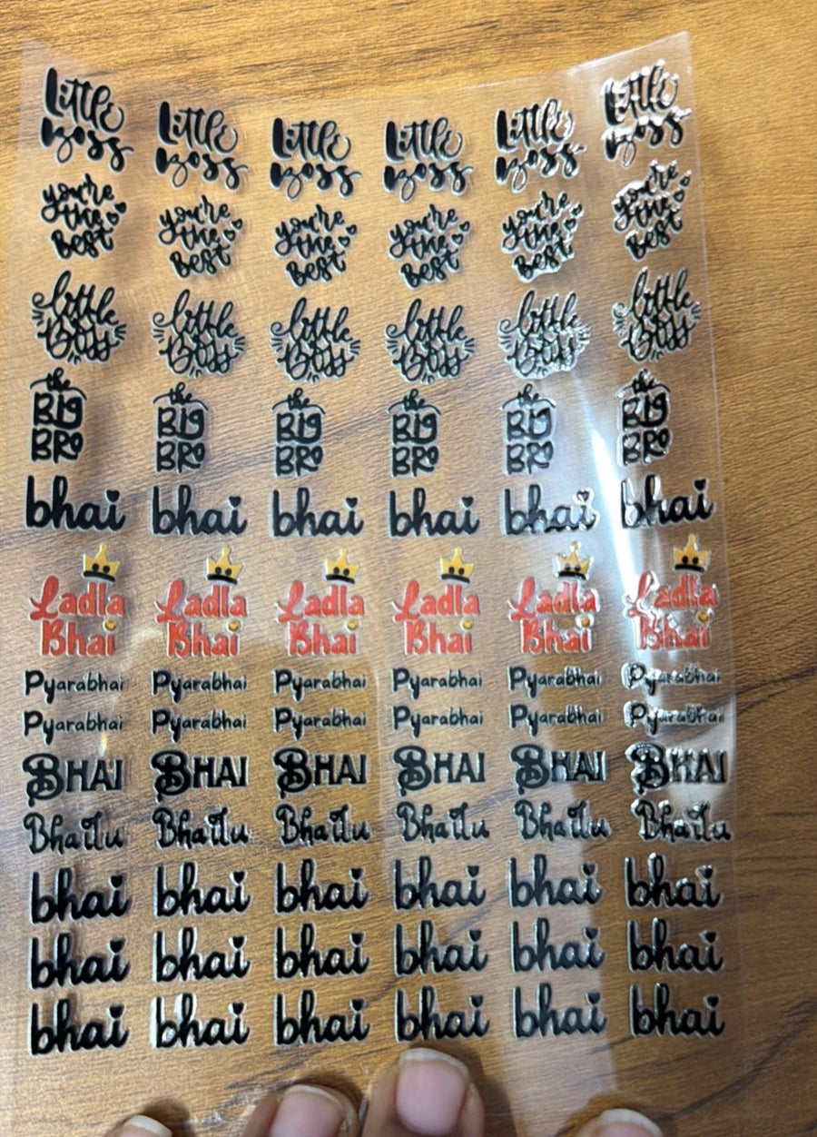 UV DTF Peel off sticker sheet J45