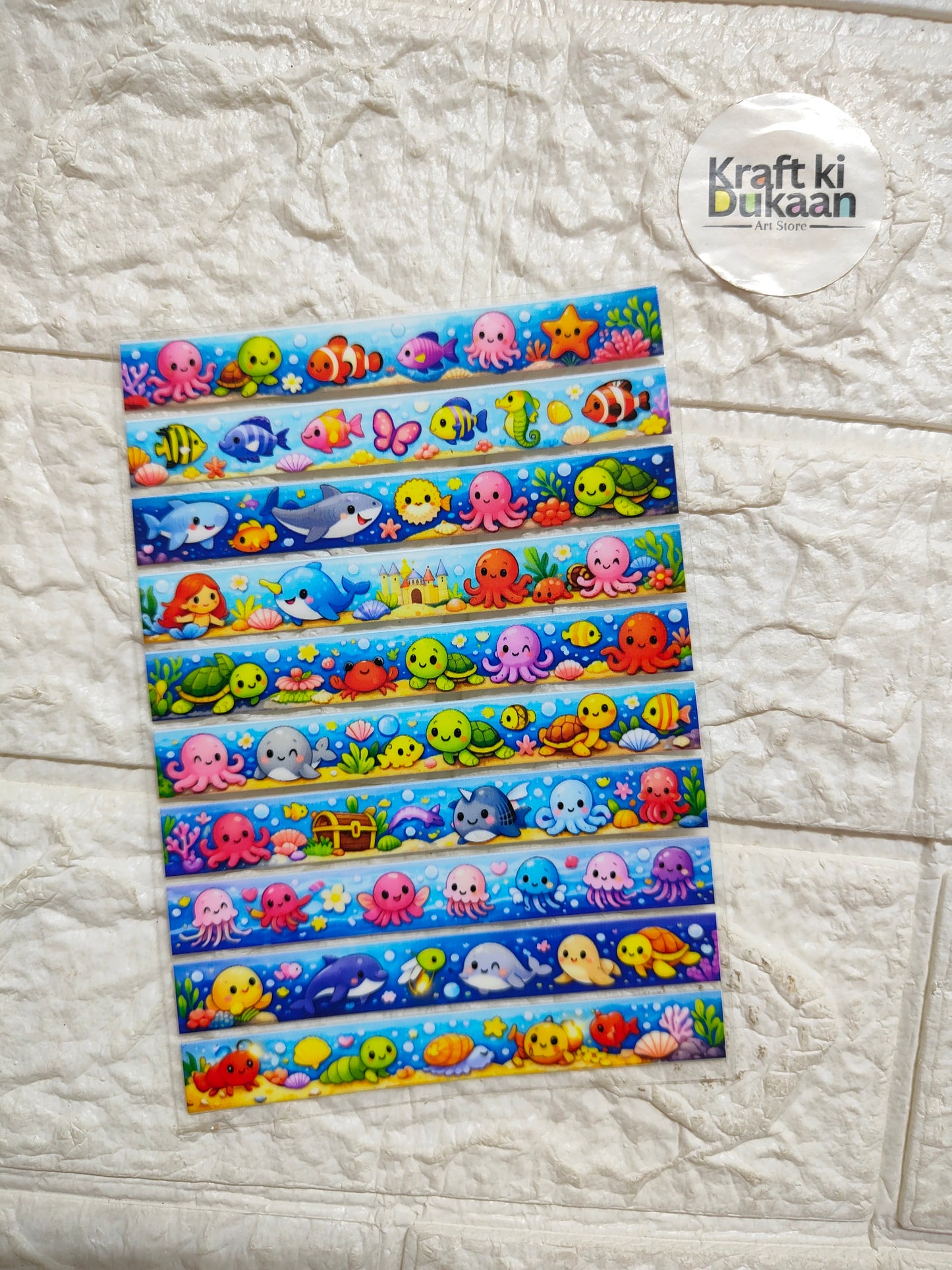 UV DTF Peel off sticker sheet J455