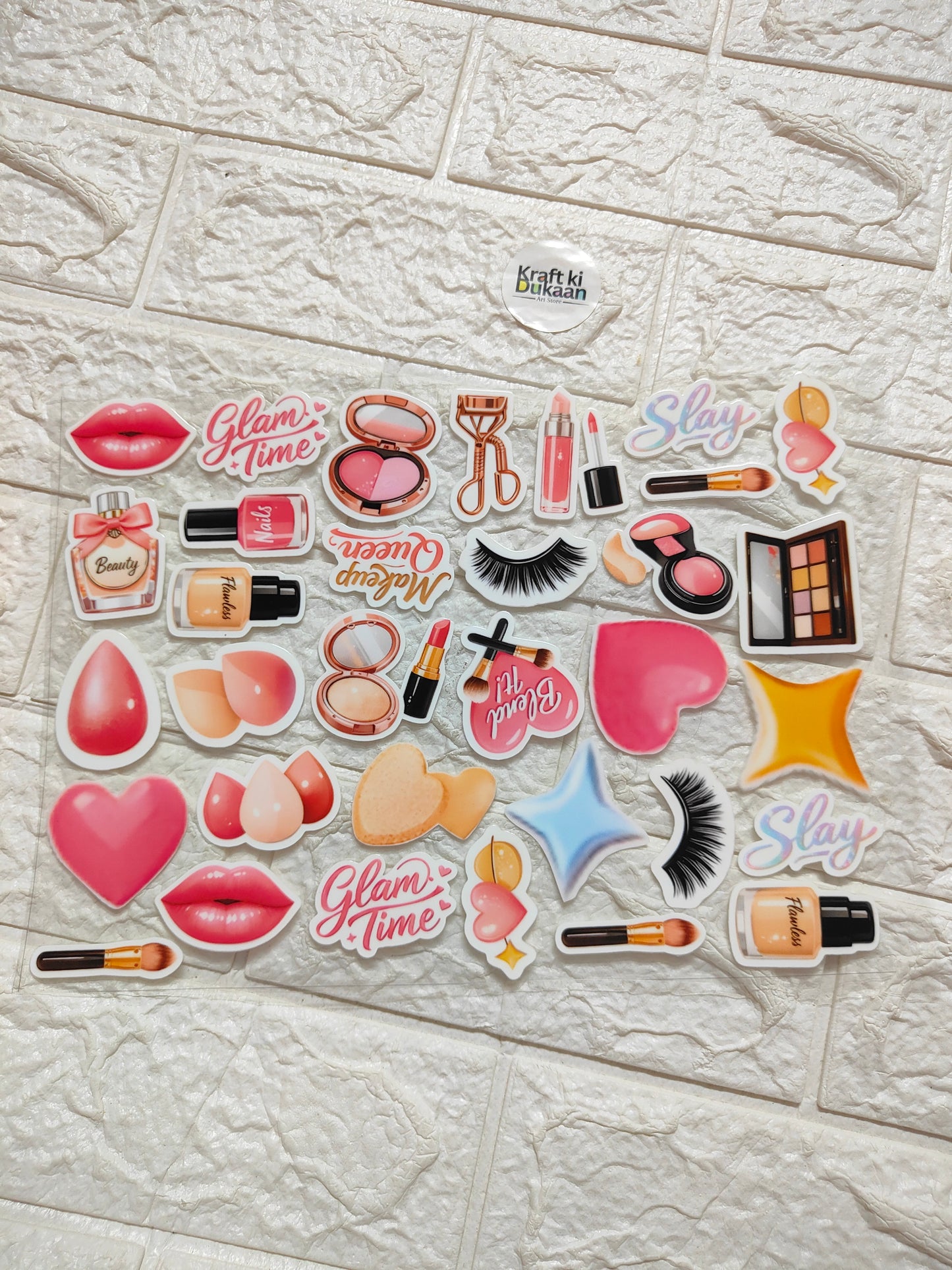 A4 UV DTF Peel off sticker sheet U5