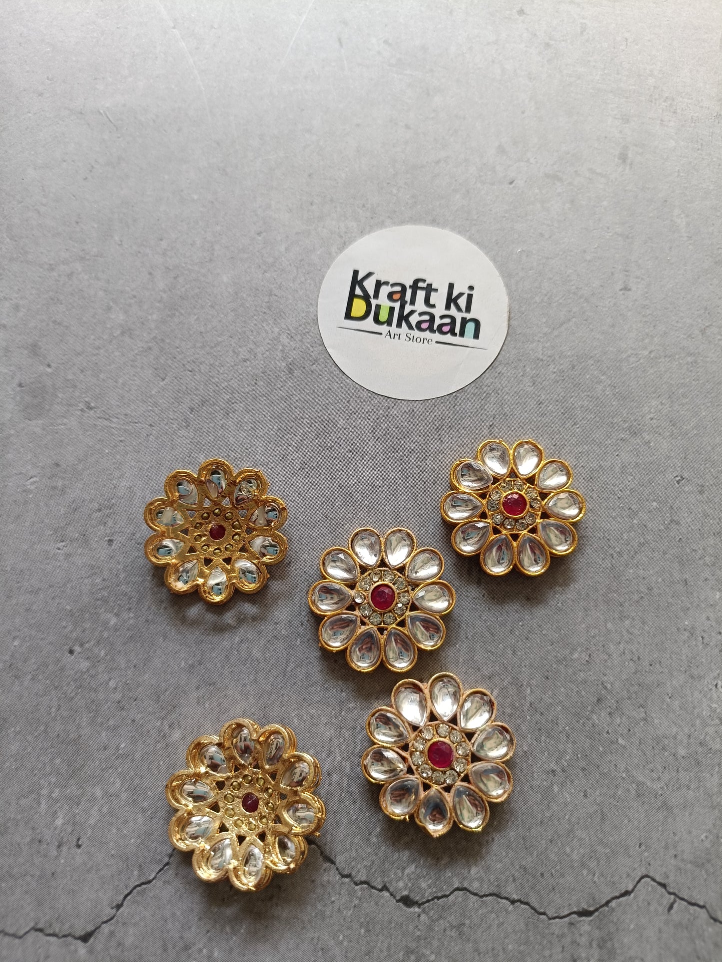 Rakhi Kundan Pendant Pack of 2 A2