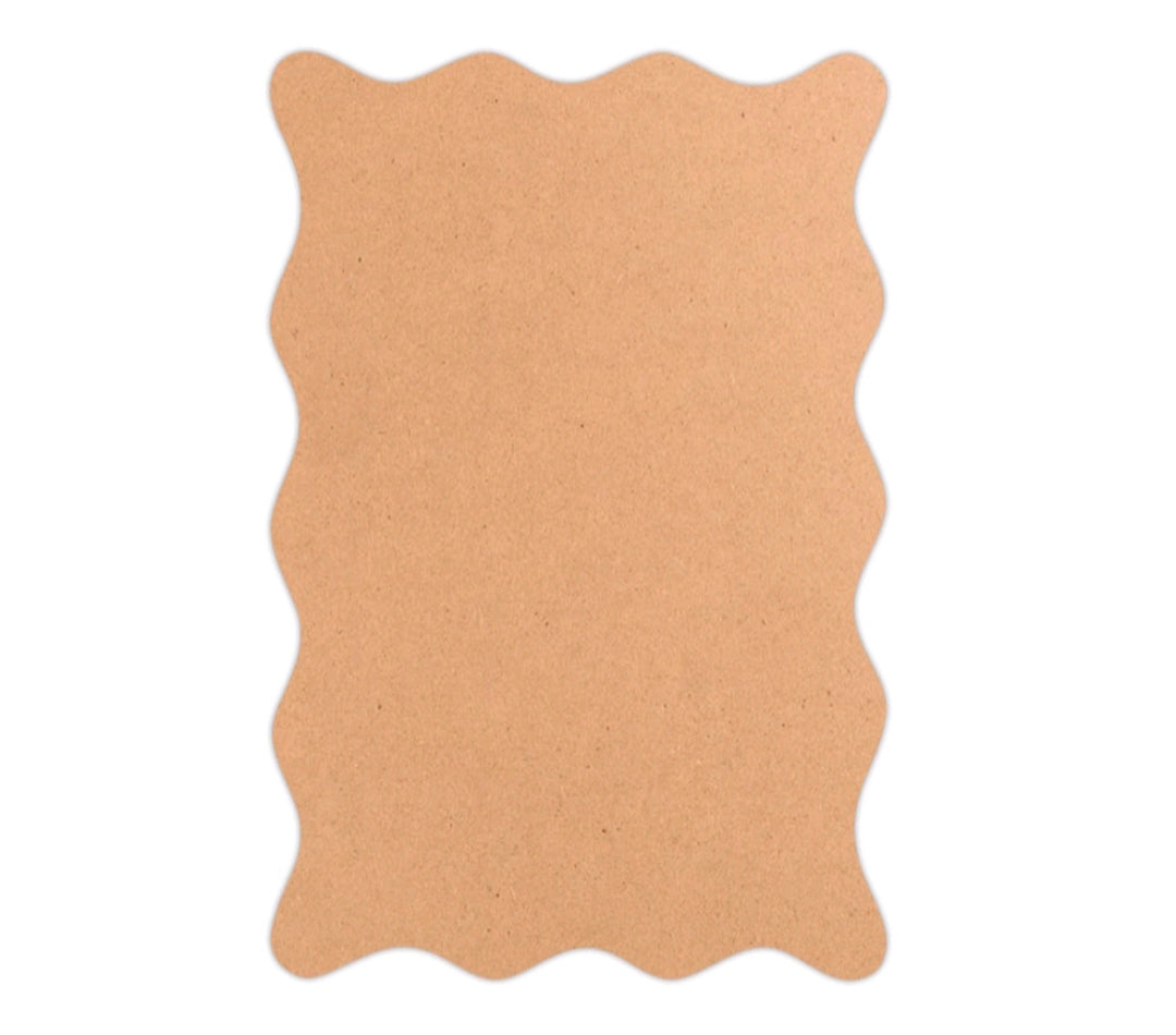 MDF Zigzag Rectangle 8"X12"