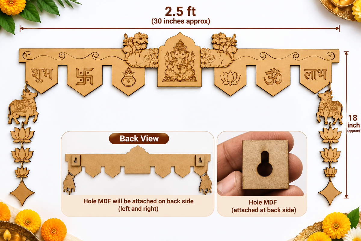 30"X18" MDF Toran Set