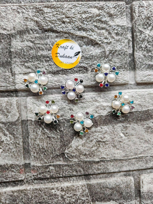 silver-pearl-flower-beads-pack-set-of-six