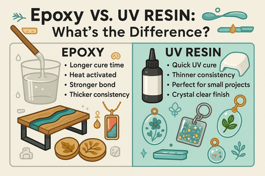 🧪 Epoxy vs. UV Resin: What’s the Difference? - Kraft ki Dukaan