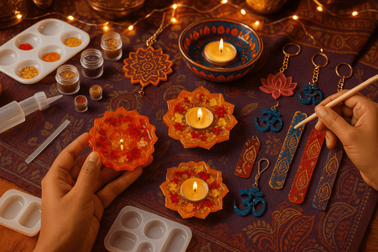 Festive Resin Ideas for Diwali: Create, Decorate & Shine with Kraft Ki Dukaan - Kraft ki Dukaan