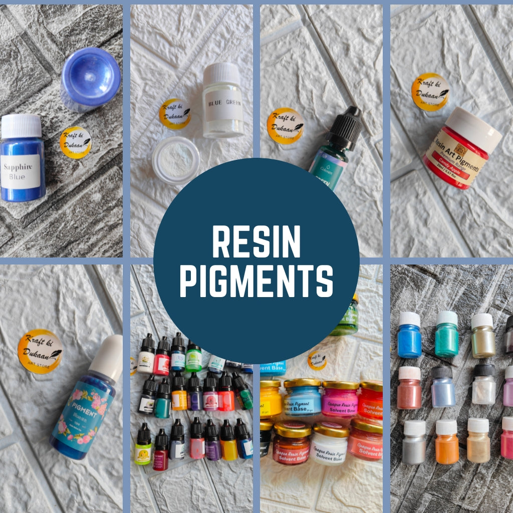 High-quality resin pigments collection for vibrant DIY projects and resin art creations