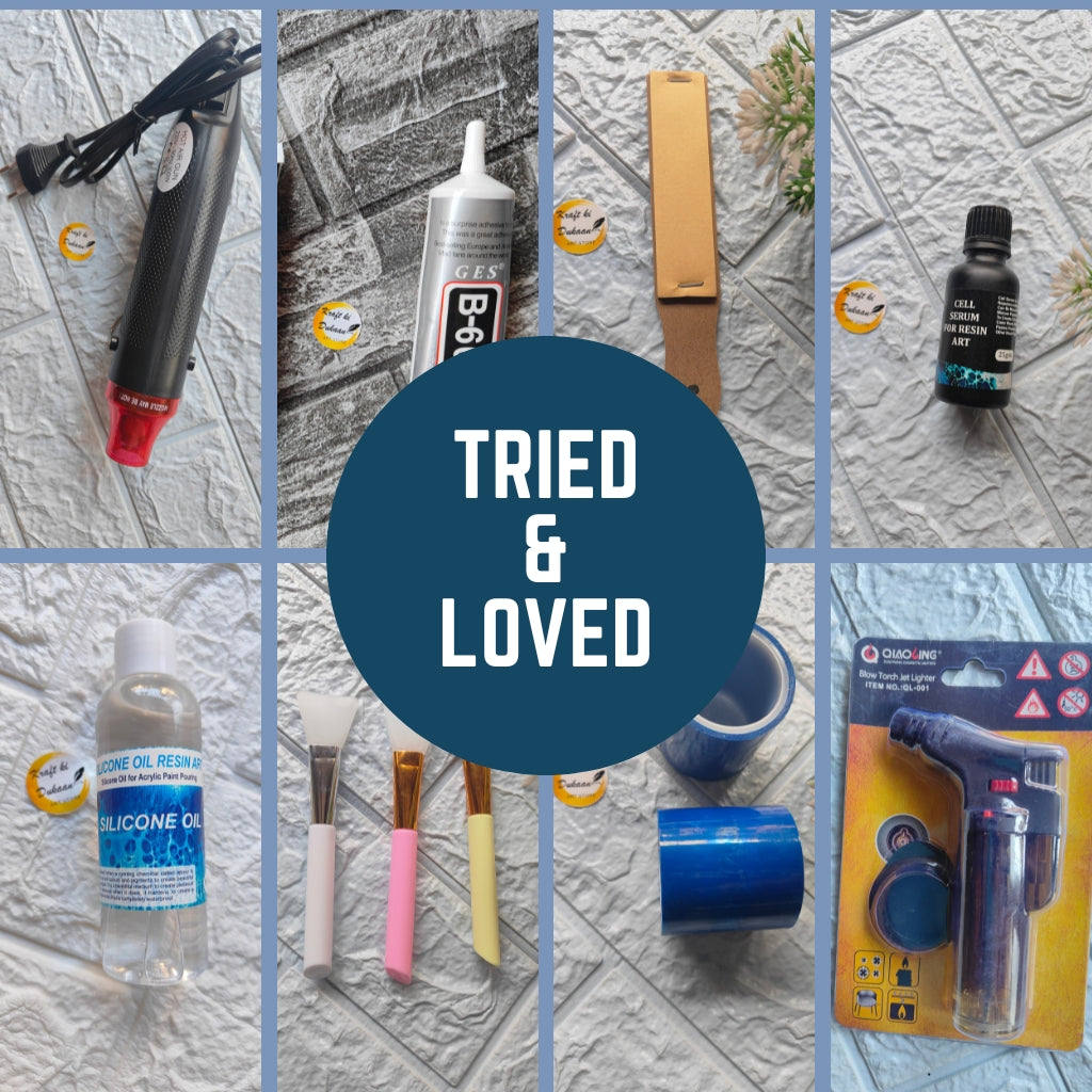 Tried and Loved Collection of Essential Tools from a high-quality art materials store