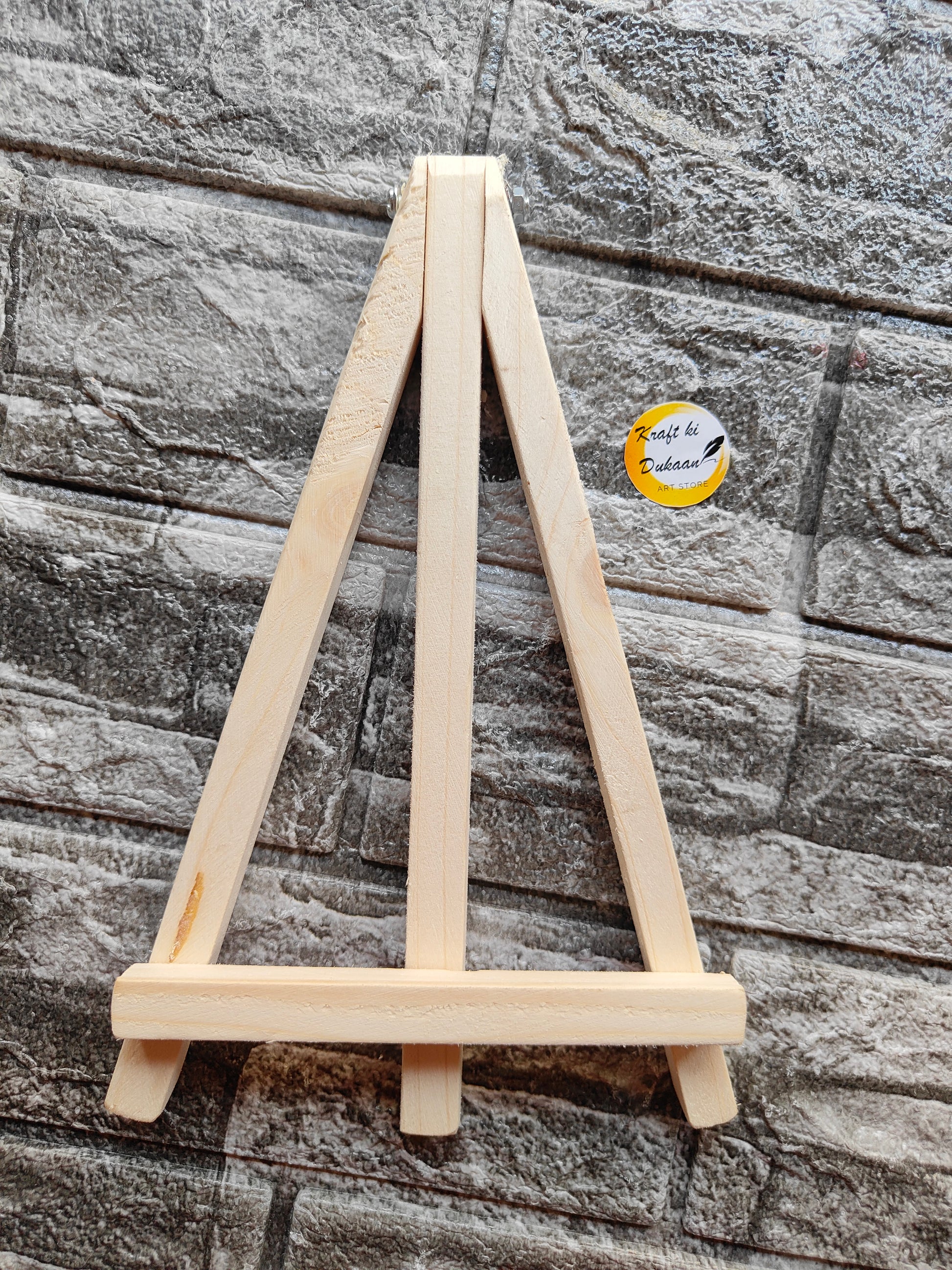 10 inch wooden easel stand ideal for displaying art and crafts in home or studio