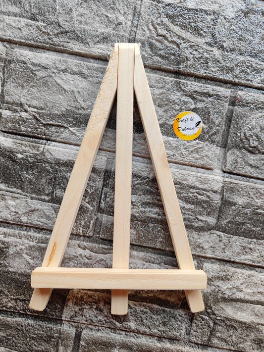 10 inch wooden easel stand ideal for displaying art and crafts in home or studio