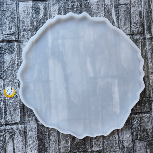 12 inch agate resin mould suitable for crafting unique decorative clocks and designs