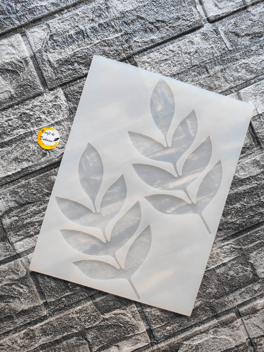 Kraft ki Dukaan 3D leaf mould for resin art featuring intricate leaf designs for crafting