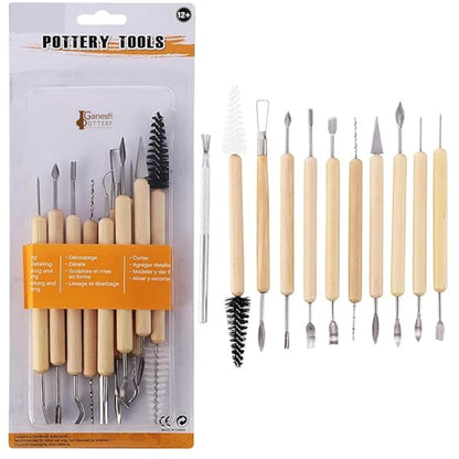 Pottery Tool 11PC set - Kraft ki Dukaan