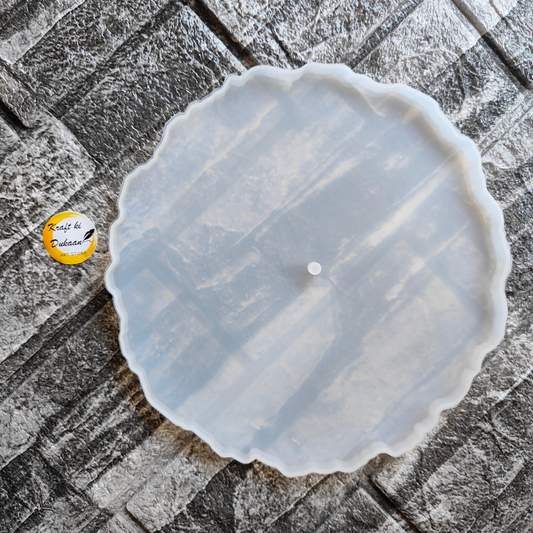 8 inch agate clock mold by Kraft ki Dukaan for creating decorative clocks