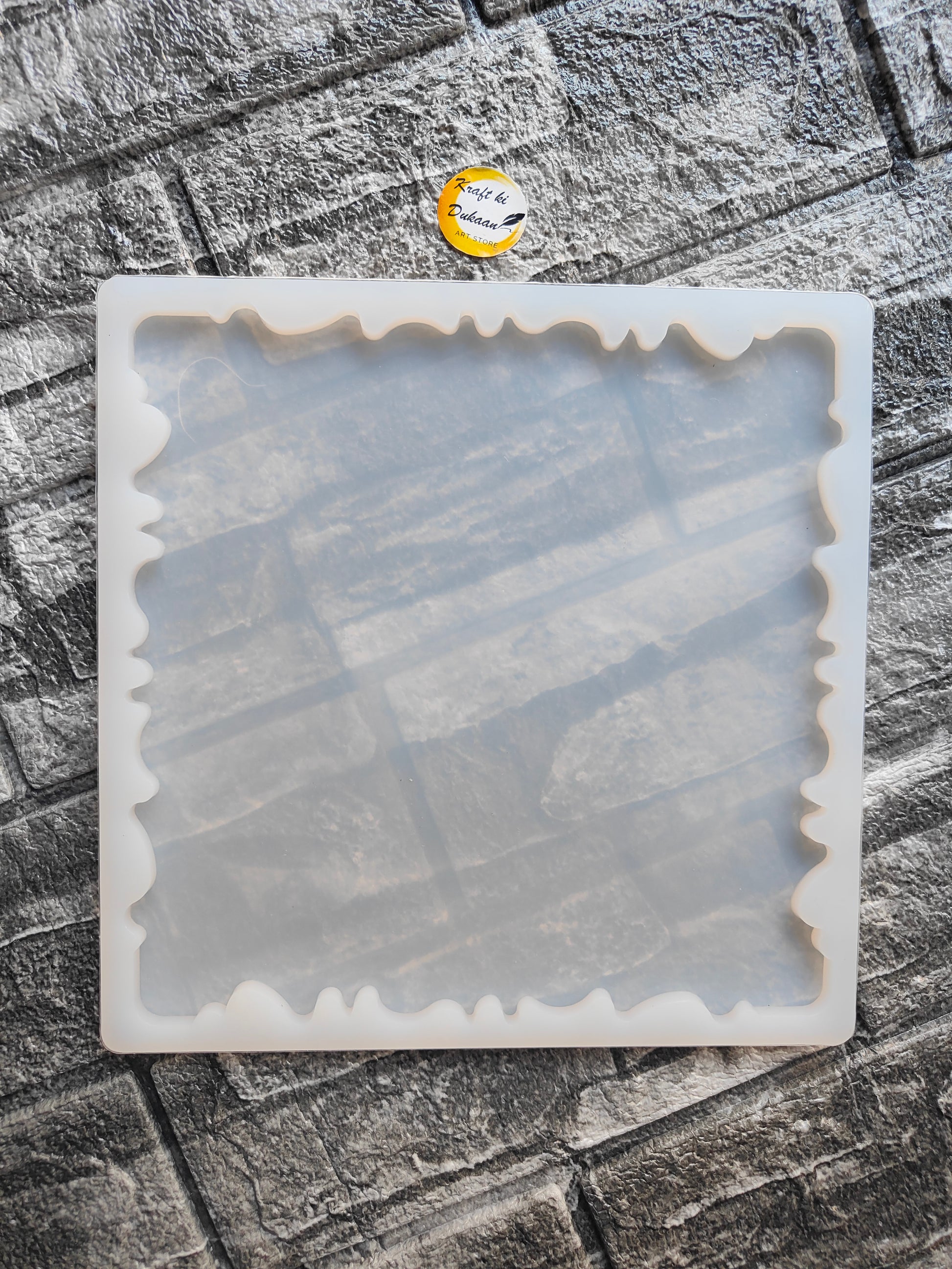 8 inch agate mold made of durable silicone for crafting unique resin projects
